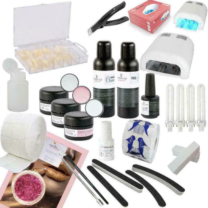 French manicure Gelnagels starterspakket, starter set., Sieraden, Tassen en Uiterlijk, Uiterlijk | Cosmetica en Make-up, Ophalen of Verzenden