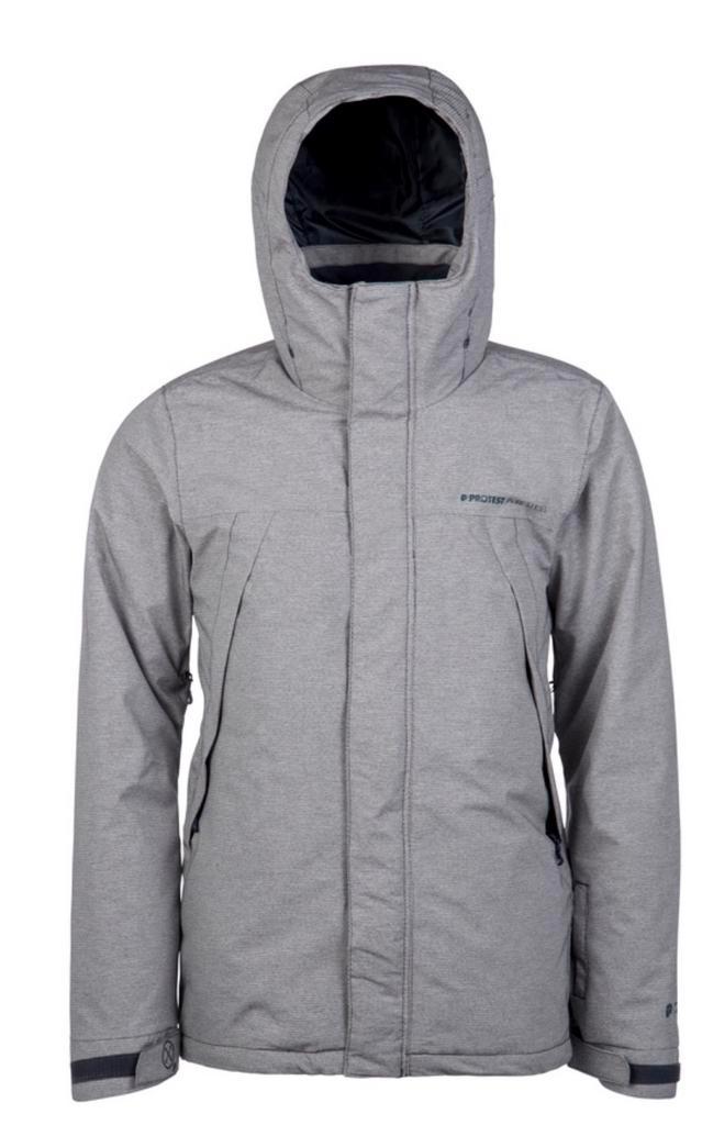 Protest PVRE 20K snowboard/ski-jas – maat S – grijs, Kleding | Heren, Wintersportkleding, Zo goed als nieuw, Jack, Maat 46 (S) of kleiner