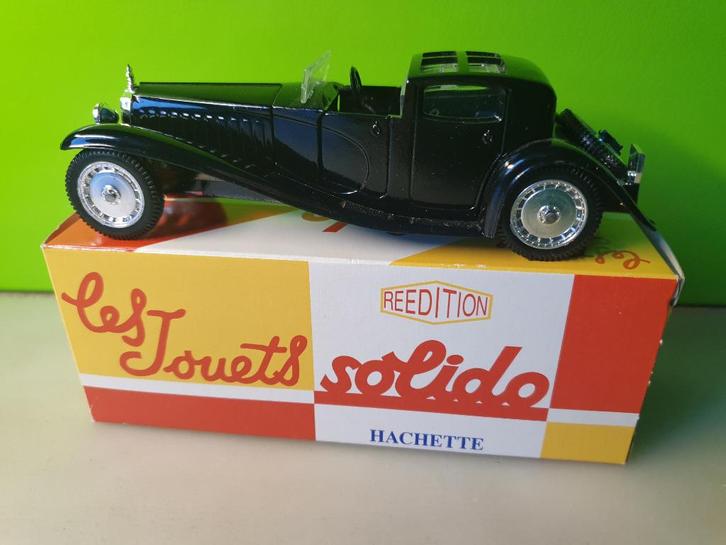 Solido - Bugatti Royale Coupe de Ville 1928 [zwart] 1/43 MIB, Hobby en Vrije tijd, Modelauto's | 1:43, Nieuw, Auto, Solido, Ophalen of Verzenden