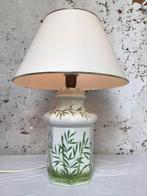 Keramieken Tafellamp Italië, Huis en Inrichting, Lampen | Tafellampen, Ophalen, Overige materialen, Minder dan 50 cm, Bamboe print