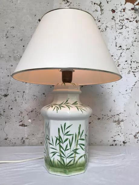 Keramieken Tafellamp Italië, Huis en Inrichting, Lampen | Tafellampen, Zo goed als nieuw, Minder dan 50 cm, Kunststof, Overige materialen