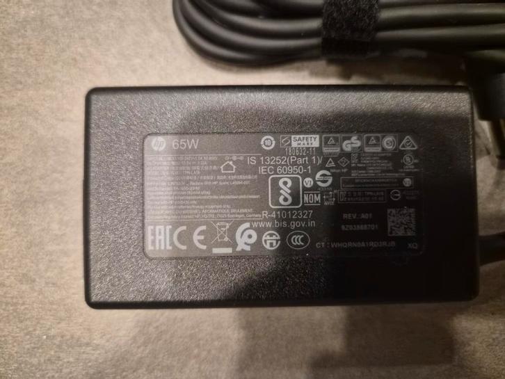 65W Originele HP Adapter 19.5V 3.33A 7.4X5.0mm Center Pin, Computers en Software, Laptop-opladers, Nieuw, Ophalen of Verzenden