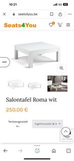 Salontafel wit hoogglans, Huis en Inrichting, Overige materialen, 100 tot 150 cm, 100 tot 150 cm, Gebruikt