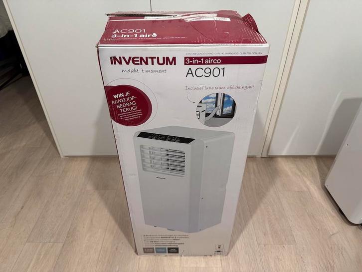 Inventum AC 901 mobile airco / luchtontvochtiger, Witgoed en Apparatuur, Airco's, Zo goed als nieuw, Mobiele airco, 60 tot 100 m³
