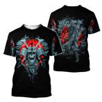 Japans t-shirt 5 (heren mannen shirt samurai doodskop azie), Kleding | Heren, Nieuw, Zwart, Verzenden