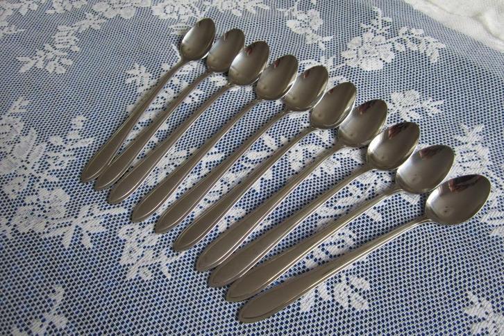 10 ijslepel,sorbetlepel,18,5 Classique 18.0 hoogglans Nieuw, Huis en Inrichting, Keuken | Bestek, Nieuw, Los bestek, Rvs of Chroom