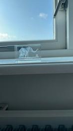 Gegraveerd glasblok met olifant van beekse bergen, Huis en Inrichting, Ophalen of Verzenden, Zo goed als nieuw