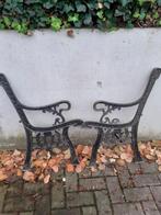 Een set Gietijzeren bankpoten  ., Ophalen of Verzenden, Gebruikt, Metaal