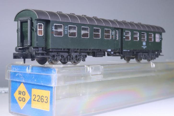 Personenwagen (Umbauwagen) 2e kl type Byg 514, DB, Hobby en Vrije tijd, Modeltreinen | N-Spoor, Zo goed als nieuw, Wagon, Roco