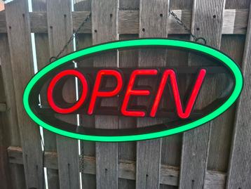 Open licht bak neon led beschikbaar voor biedingen