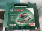 Bosch PSM 100A multi schuur machine + pad schijven in koffer, Vlakschuurmachine, Ophalen of Verzenden, Zo goed als nieuw, Minder dan 600 watt