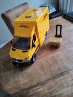 Bruder DHL Bestelauto met Palletwagen & Pallets, Ophalen of Verzenden, Zo goed als nieuw, Jongen of Meisje