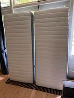 Complete bedset: 2 matrassen + 2 lattenbodems, Huis en Inrichting, Slaapkamer | Matrassen en Bedbodems, Ophalen, Eenpersoons, Zo goed als nieuw