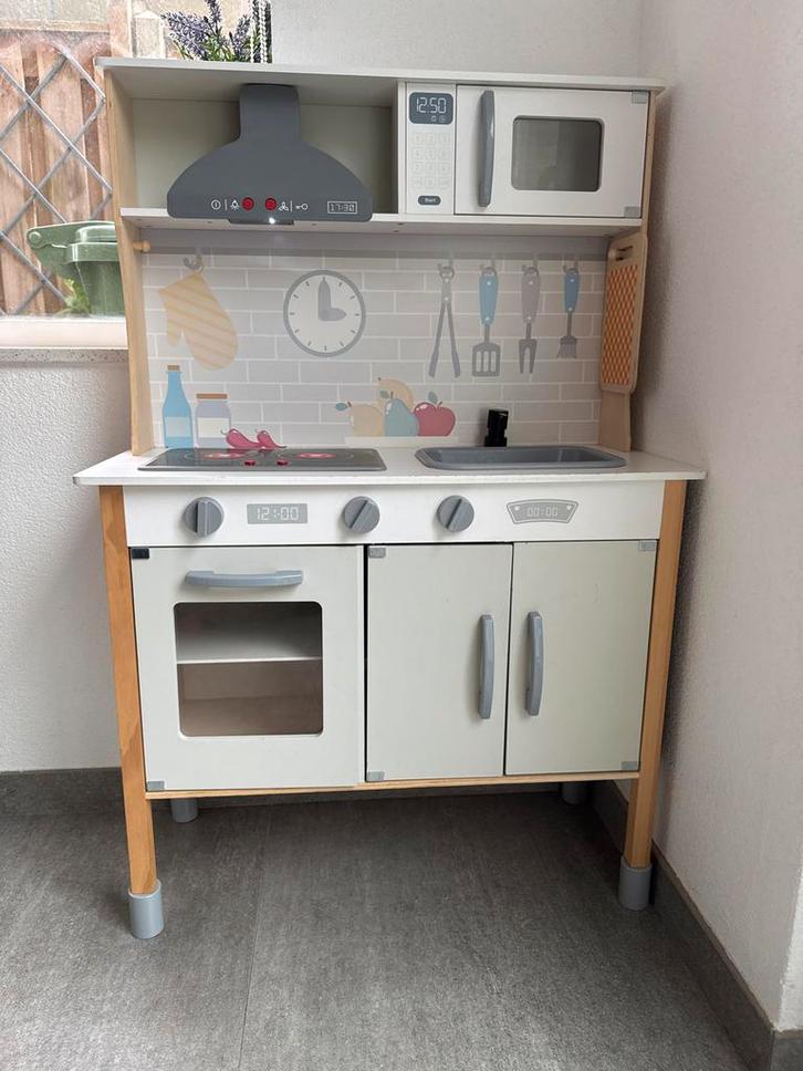 Leuke Kinderkeuken met Accessoires, Kinderen en Baby's, Speelgoed | Speelkeukens, Zo goed als nieuw, Speelkeuken, Hout, Ophalen