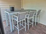 Bellagio barset/ bartafel met 6 barkrukken., Tuin en Terras, Tuinsets en Loungesets, Ophalen, Zo goed als nieuw