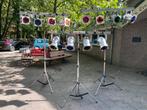 Podium Feest Lampen op Statieven (12x PAR 56), Muziek en Instrumenten, Licht en Laser, Ophalen, Gebruikt, Licht, Kleur
