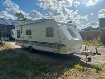 HOBBY De Luxe 560 KMFE bj 2006 6 PERSOONS STAPELBED VOORTENT beschikbaar voor biedingen
