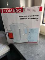 Tomado snoerloze waterkoker nieuw in  doos, Witgoed en Apparatuur, Waterkokers, Ophalen of Verzenden, Zo goed als nieuw