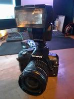Olympus E-420 + Olympus 14-42mm + Olympus flitser, Audio, Tv en Foto, Fotocamera's Digitaal, Gebruikt, 10 Megapixel, Ophalen of Verzenden