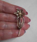 Zilveren antiek broche edelweiss nr.848