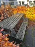 Picknicktafel te koop - stevige kwaliteit, direct klaar, Ophalen, Zo goed als nieuw, Rechthoekig, Hout