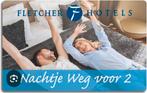 2 dagen 1 nacht Fletcher hotel inclusief ontbijt., Tickets en Kaartjes, Hotelbonnen, Twee personen, 1 overnachting