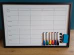 Memobord whiteboard planningbord planbord planning, Ophalen of Verzenden, Zo goed als nieuw