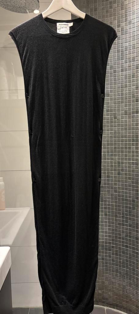 Jil Sander Cashmere, Kleding | Dames, Jurken, Gedragen, Maat 34 (XS) of kleiner, Zwart, Boven de knie, Ophalen of Verzenden