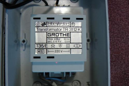 GROTHE Beltransformator TR 3112 K ingebouwd in behuizing, Hobby en Vrije tijd, Elektronica-componenten, Gebruikt, Ophalen of Verzenden