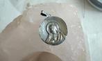 Antieke zilveren hanger Heilig Hart van Jezus (835 zilver), Ophalen, Zilver, Hanger