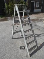 Vintage houten schilderstrap trap hout ladder 175 cm. lang, Ophalen