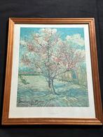 Groot vintage art print schilderij v Gogh 57/70 cm OPHALEN, Antiek en Kunst, Ophalen