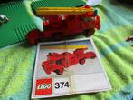 lego Set 374 Brandweerwagen, Ophalen of Verzenden, Gebruikt, Complete set, Lego