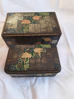 Van Melle blikken (2x), Verzamelen, Blikken, Ophalen of Verzenden, Gebruikt, Koek(jes)