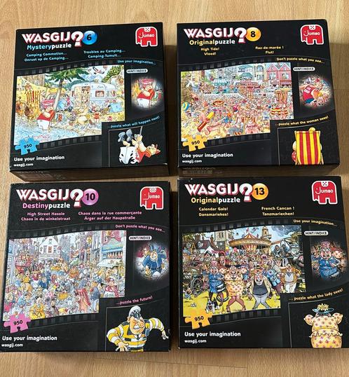 Verschillende WasGij puzzels nummers: 6, 8, 10 en 13, Hobby en Vrije tijd, Denksport en Puzzels, Zo goed als nieuw, Legpuzzel