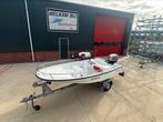Boston Whaler Dauntless 13 compleet met motor en trailer, Verzenden, Zo goed als nieuw, 3 tot 6 meter, Buitenboordmotor