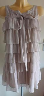 Z.g.a.n.! Super apart tuniek Vera Mode maat 40, Ophalen of Verzenden, Zo goed als nieuw, Maat 38/40 (M), Beige