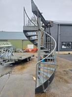 Stalen wenteltrap gegalv. Hoog 2,7 mtr. Nob184