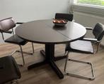 Thonet ronde uitschuifbare eettafel, Ophalen, Gebruikt, 100 tot 150 cm, Rond