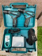 2x Makita DF330D 10.8V boormachine en 2 accu’s in koffer, Ophalen of Verzenden, Boormachine, Zo goed als nieuw