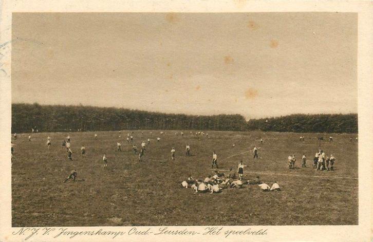 701101033 Oud Leusden NJV Jongenskamp, Verzamelen, Ansichtkaarten | Nederland, Utrecht, Voor 1920, Verzenden