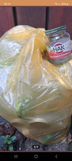 Zak met verschillende glazen potten voor inmaak., Huis en Inrichting, Keuken | Potten en Pannen, Ophalen of Verzenden, Glas, Pot, Bus of Blik