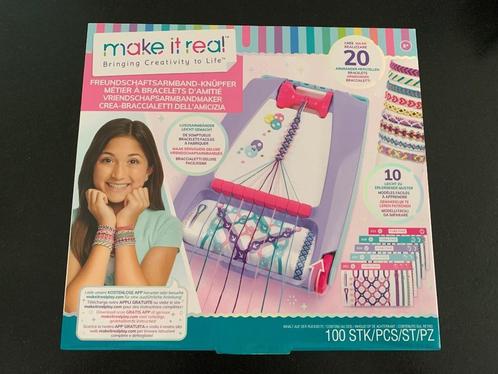 Make it real vriendschapsarmbandmaker, Kinderen en Baby's, Speelgoed | Educatief en Creatief, Zo goed als nieuw, Knutselen, Ophalen of Verzenden