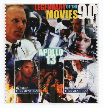 Movies Apollo 13 - Turkmenistan 2002 - Gestempeld used beschikbaar voor biedingen