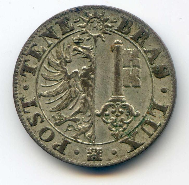 Genève  25	Centimes	1839 PR (XF), Postzegels en Munten, Munten | Europa | Niet-Euromunten, Frankrijk, Zilver, Ophalen of Verzenden
