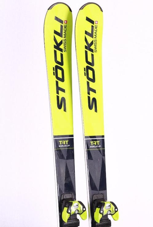 168 175 cm ski's STOCKLI LASER AR 2021, black/green, grip, Sport en Fitness, Skiën en Langlaufen, Gebruikt, Ski's, Skiën, Overige merken