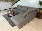 GRATIS LEVERING Hoekbank Grijs 295x215 GEREINIGD, Huis en Inrichting, Banken | Bankstellen, 250 tot 300 cm, Hoekbank, Ophalen of Verzenden