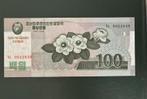 Noord korea 100 won 2008 100 jaar kim il sung, Postzegels en Munten, Bankbiljetten | Azië, Ophalen of Verzenden, Oost-Azië