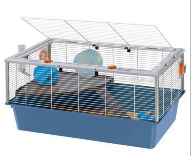 Hamster-Cavia kooi, Dieren en Toebehoren, Knaagdieren en Konijnen | Hokken en Kooien, Zo goed als nieuw, Kooi, 60 tot 90 cm, Minder dan 75 cm