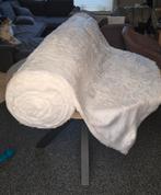 Kunstbont wit. 150x35meter., Hobby en Vrije tijd, Stoffen en Lappen, Ophalen, 120 cm of meer, Wit, Satijn of Zijde